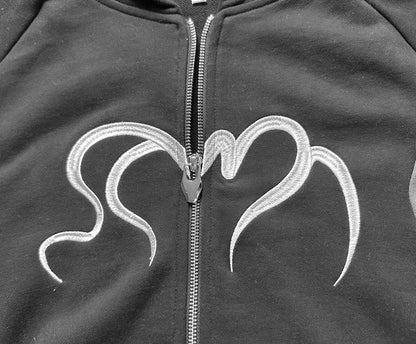 ENMO BOXY Zip Up Hoodie