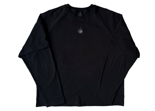 BLACK DOUBLE SLEEVE